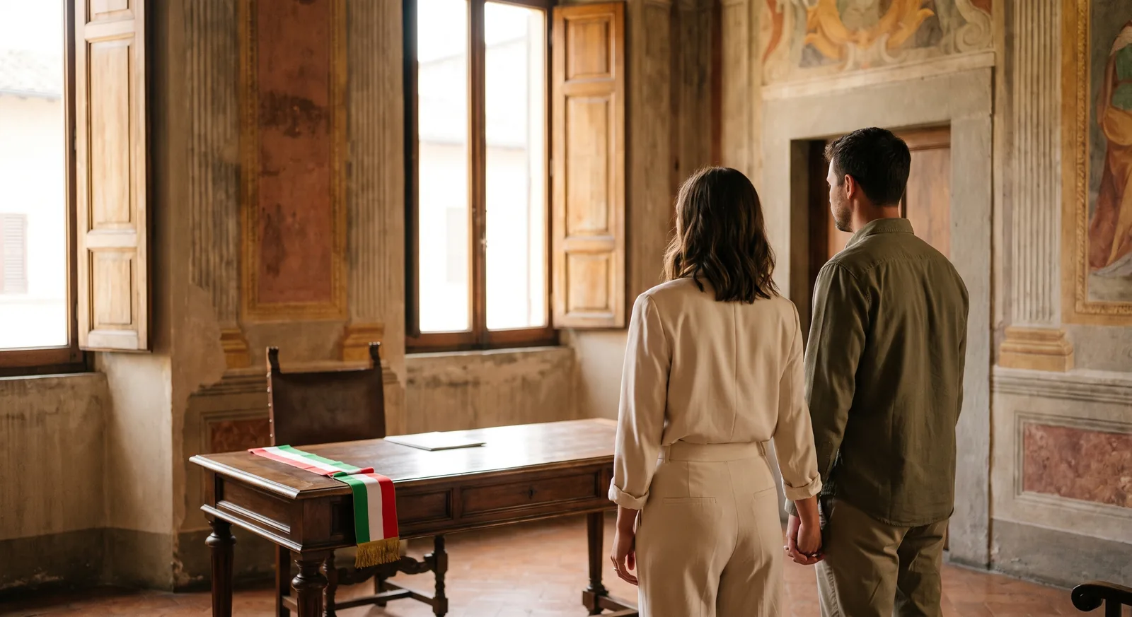 best wedding planners in italy guiding Italian civil ceremony