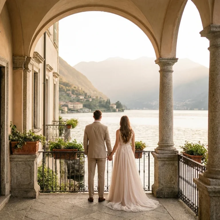 Lake Como proposal ideas — A celebration shaped by the sea