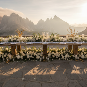 The Mountain Refuge Wedding — Rifugio Col Pradat, Dolomites Wedding reception at Rifugio Col Pradat, Dolomites – rifugio col pradat wedding dolomites – Kiss Me Italy