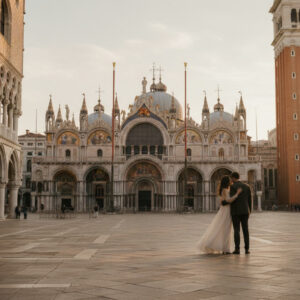 Proposal in St. Mark's Square, Venice, at sunrise – st marks square proposal venice – Kiss Me Italy