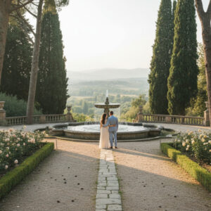 Proposal in the Tivoli Gardens near Rome – tivoli gardens proposal rome – Kiss Me Italy