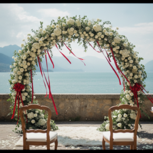 Elopement ceremony on the terrace of Villa Arcadio, Lake Garda – villa arcadio elopement garda – Kiss Me Italy