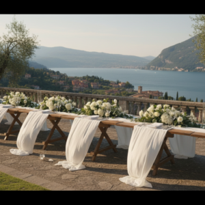 Wedding reception on the terrace of Villa Arcadio, Lake Garda – villa arcadio wedding garda – Kiss Me Italy