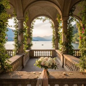 The Iconic Loggia Proposal — Villa del Balbianello, Lake Como