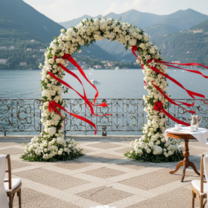 Elopement ceremony on Terrazza Mantero at Villa D'Este, Lake Como – villa d este elopement como – Kiss Me Italy