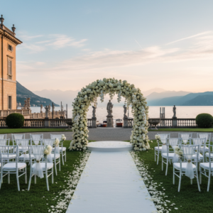 Wedding ceremony in the gardens of Villa D'Este, Lake Como – villa d este wedding como – Kiss Me Italy