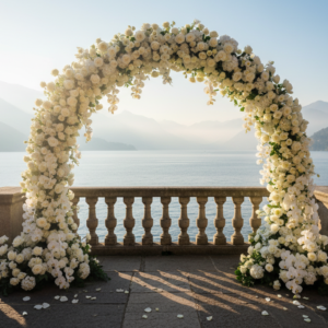 Lake-view wedding ceremony at Villa Pessina, Lake Como – villa pessina wedding como – Kiss Me Italy