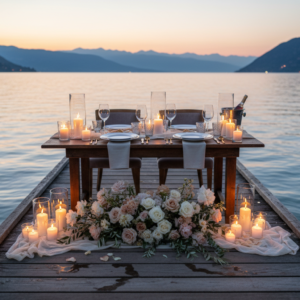 Proposal on the private pier of Villa Pioppi, Lake Garda – villa pioppi proposal garda – Kiss Me Italy