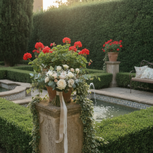 Proposal setup in the Spanish Garden of Villa Reale di Marlia, Tuscany – villa reale di marlia proposal toscana – Kiss Me Italy