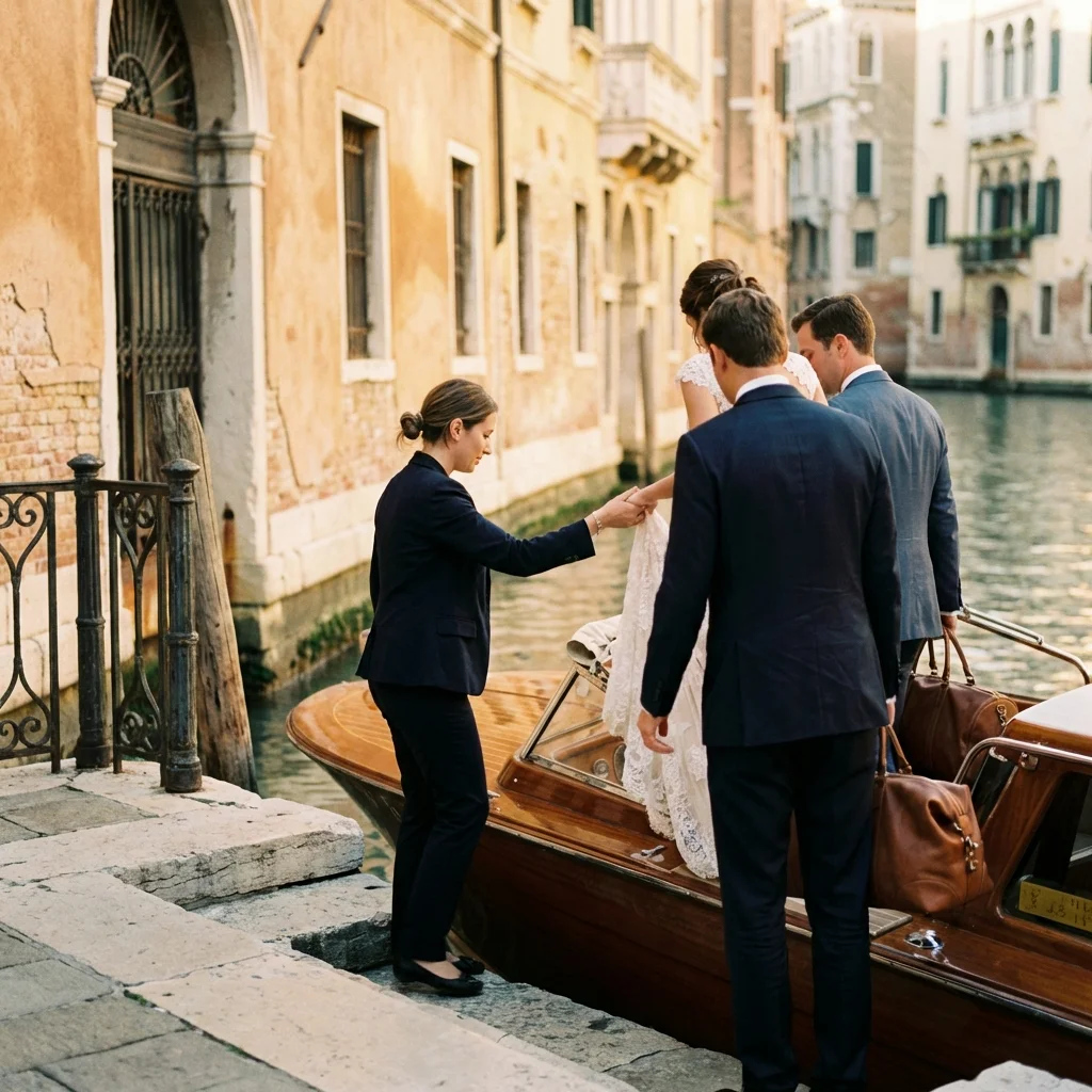 Vow renewal Venice Italy — Seamless passages, perfectly timed