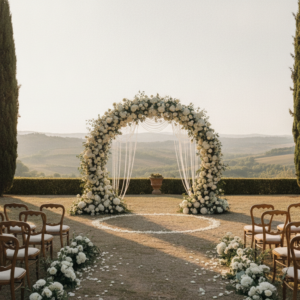 Wedding ceremony at Borgo San Pietro, Siena – borgo san pietro wedding 50 guests – Kiss Me Italy