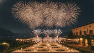 The Panoramic Lake-View Garden Wedding for 40 Guests with Fireworks — Casa degli Spiriti, Lake Garda