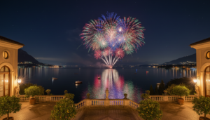 The Panoramic Lake-View Garden Wedding for 60 Guests with Fireworks — Casa degli Spiriti, Lake Garda