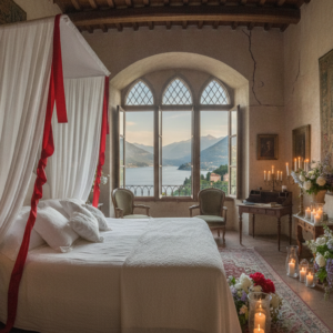 Castle tower suite for an overnight elopement at Castello di Rossino, Lake Como – castello di rossino overnight elopement lake como – Kiss Me Italy