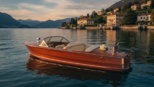 The Riva Boat Proposal — 1 Hour on Lake Como