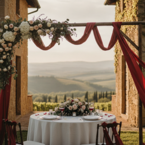 Vow renewal ceremony at Villa Poggiano, Montepulciano – villa poggiano vow renewal montepulciano – Kiss Me Italy